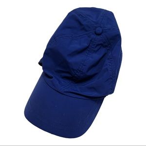 LL Bean Blue Fleece Lined Gore Tex Winter Hat S/M